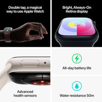 Apple Watch S9 45mm Midnight Alum w/ Midnight Band