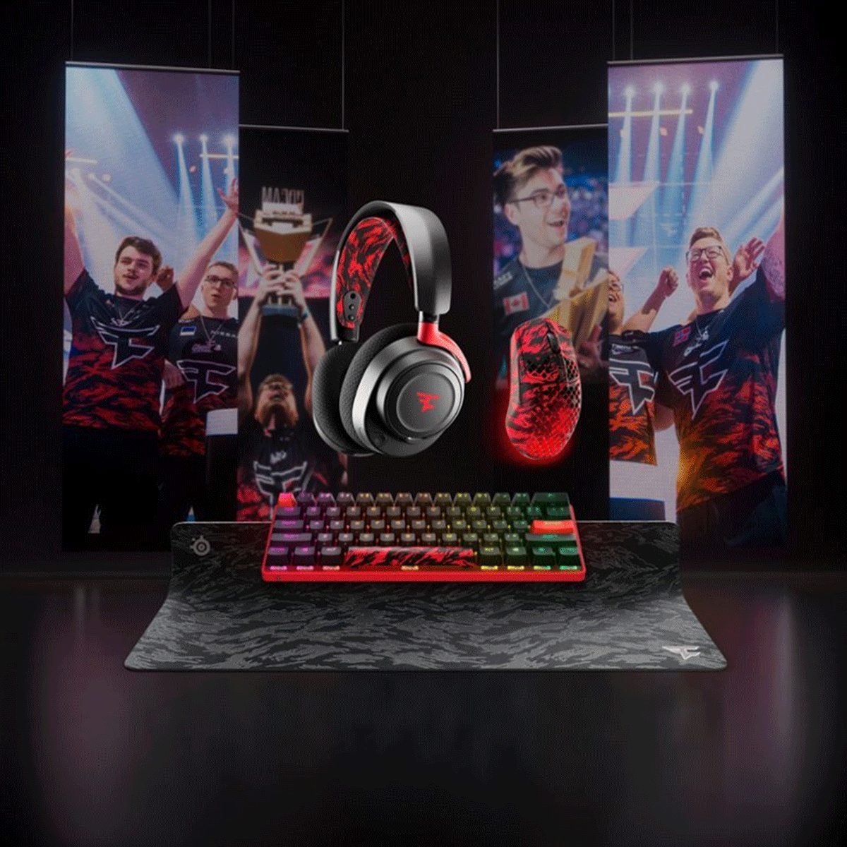 Steelseries Apex 9 Mini Faze Clan Edition Gaming Keyboard [KB64853]
