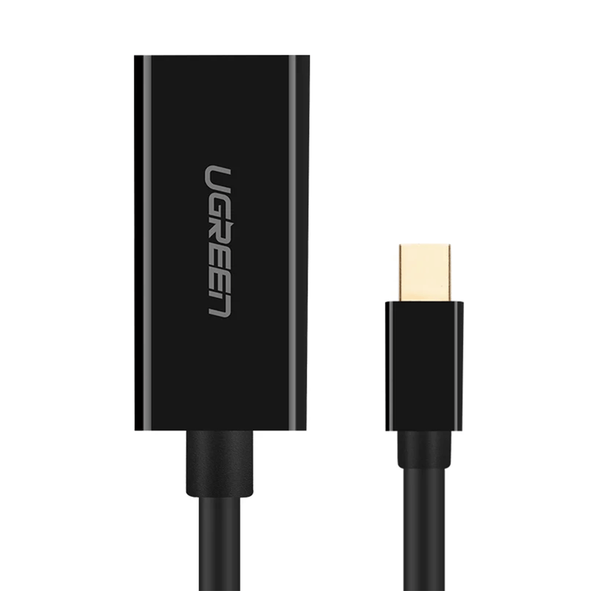 UGREEN Mini DP To HDMI Female Converter 1080P - 25CM (Black) [MD112/10461]
