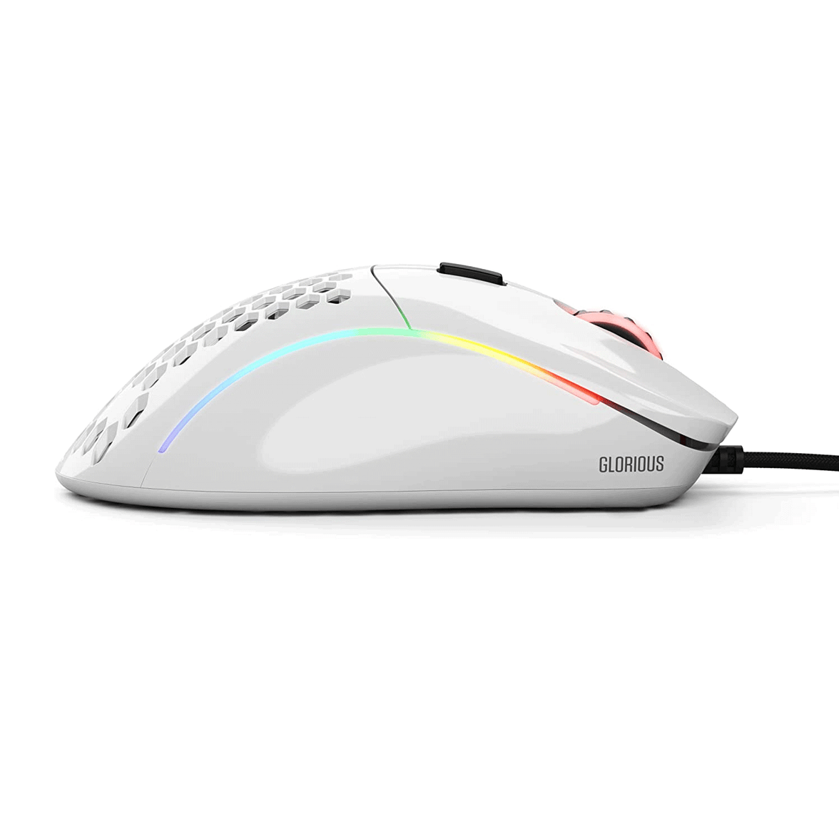 Glorious Model D Wired RGB Gaming Mouse [Glossy White]