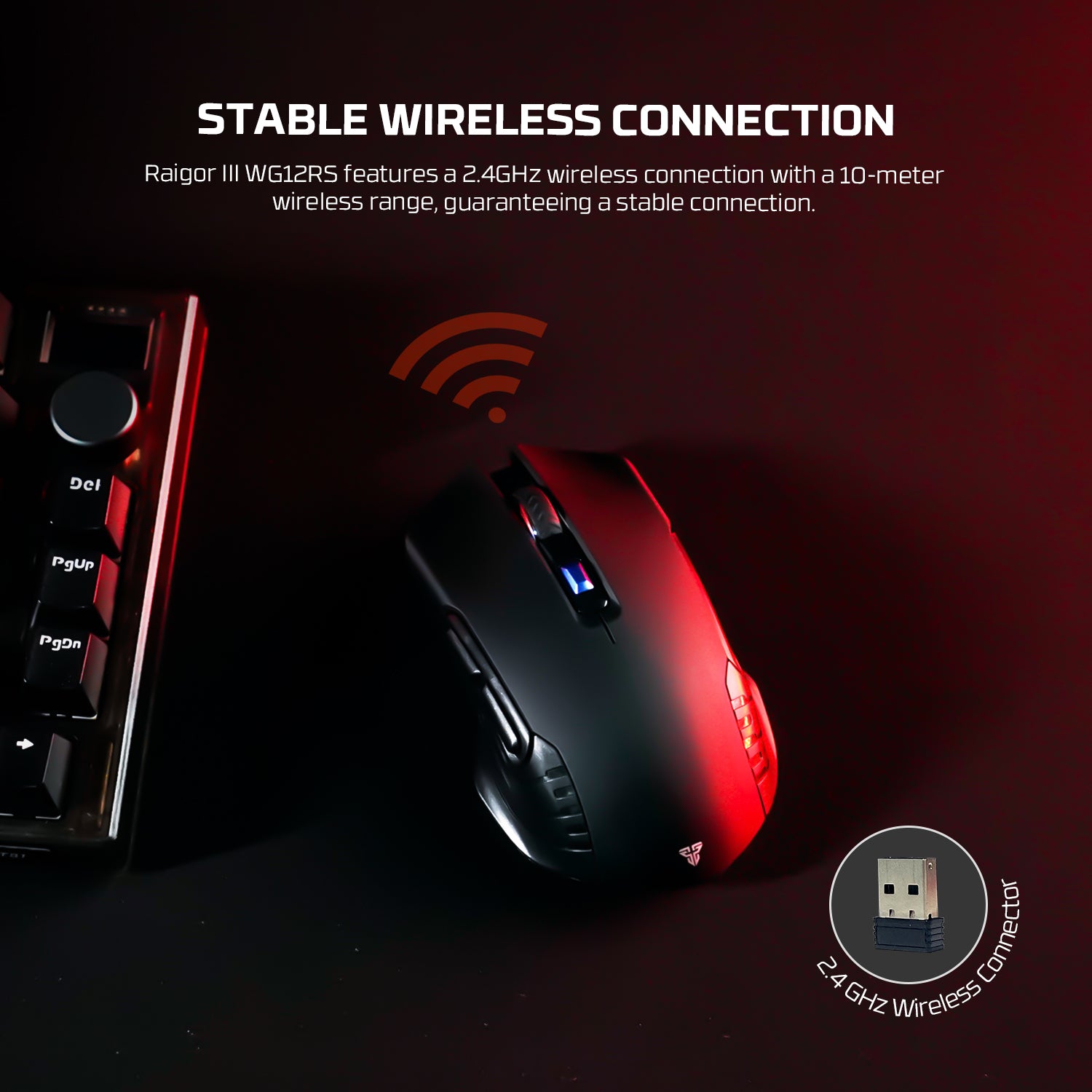 Fantech Raigor III Rechargeable Wireless Gaming Mouse (WG12RS)