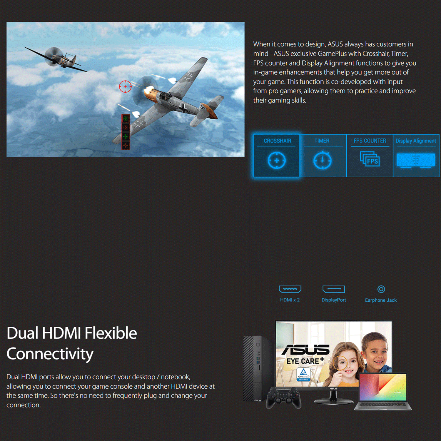 Asus VP289Q 28" UHD Eye Care Monitor [Black]