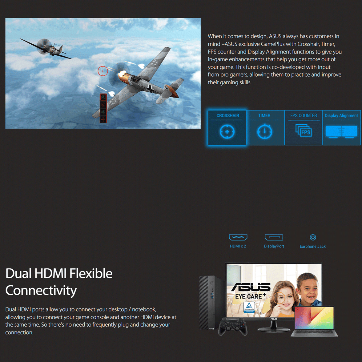 Asus VP289Q 28" UHD Eye Care Monitor [Black]