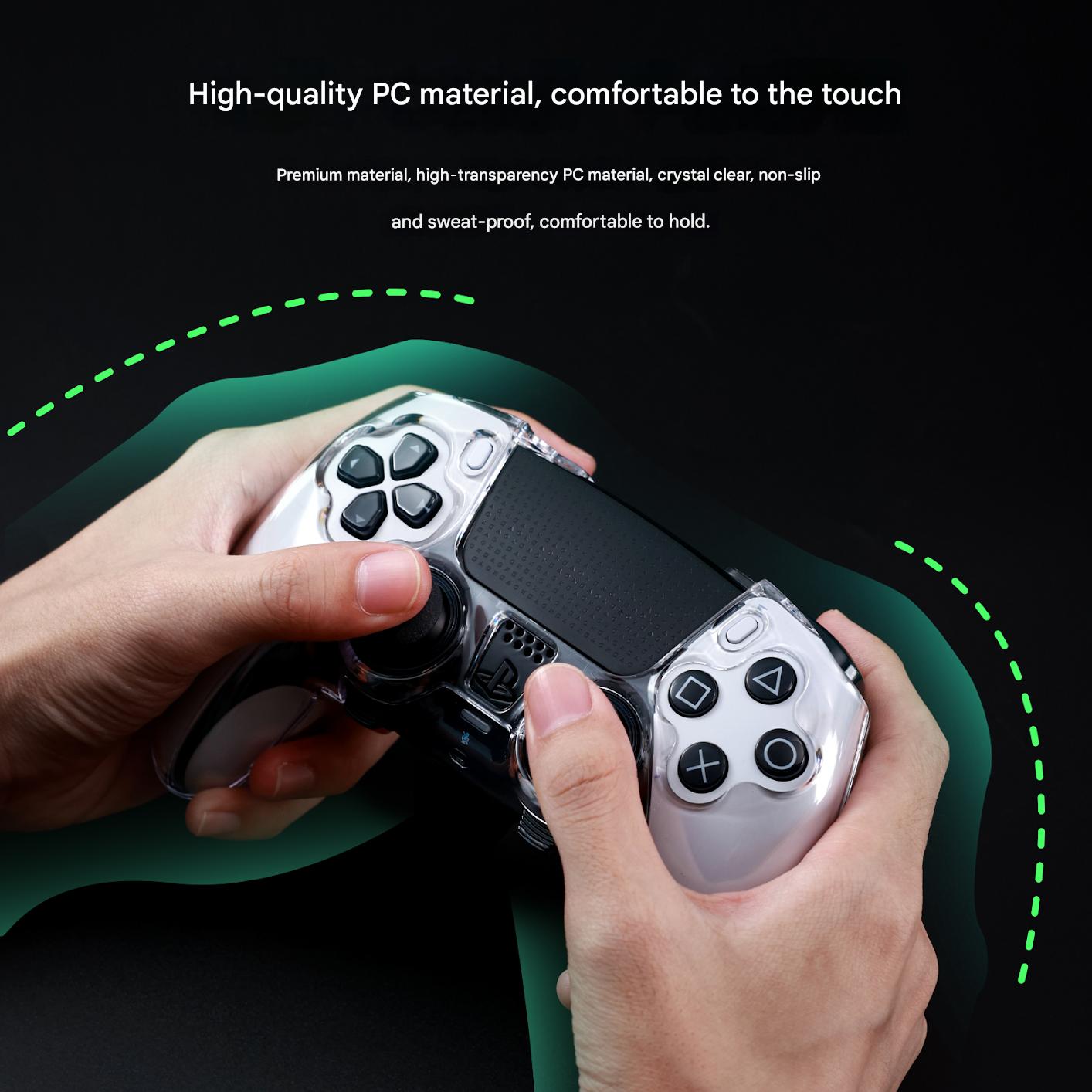 IINE Protective PC Case for PS5 DualSense Edge Controller L1212