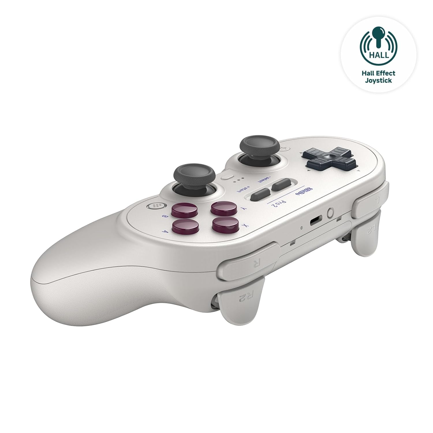 8bitdo Pro 2 Bluetooth Gamepad Hall Ed. For Windows/Android/Apple/MacOS/Steam