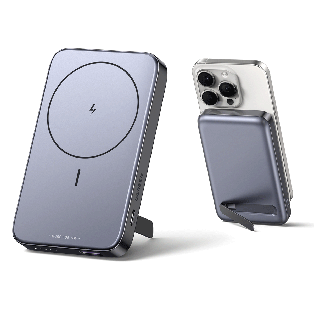 UGREEN Mini Magnetic Wireless 20W Powerbank with Holder 10000mah [PB206/15086]