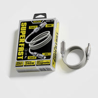 WEKOME High-power 4in1 Magnetic Cable 240W (GREY) WDC-48