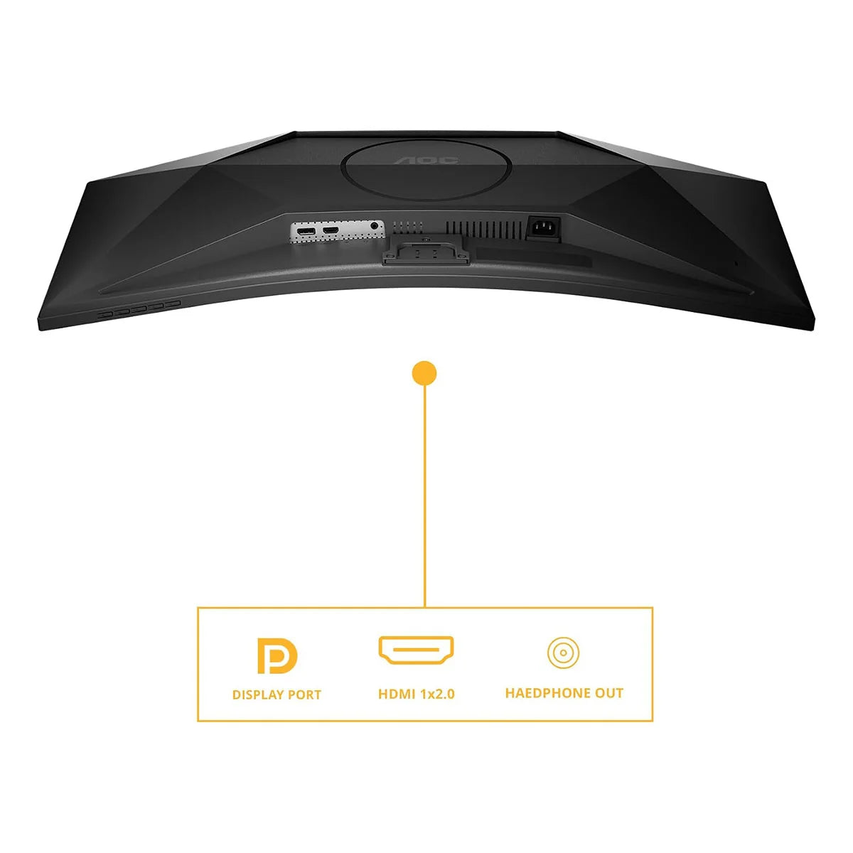AOC CU34B3E 34" WQHD (3440x1440) 120Hz 1ms MPRT VA Curved Monitor (Black)