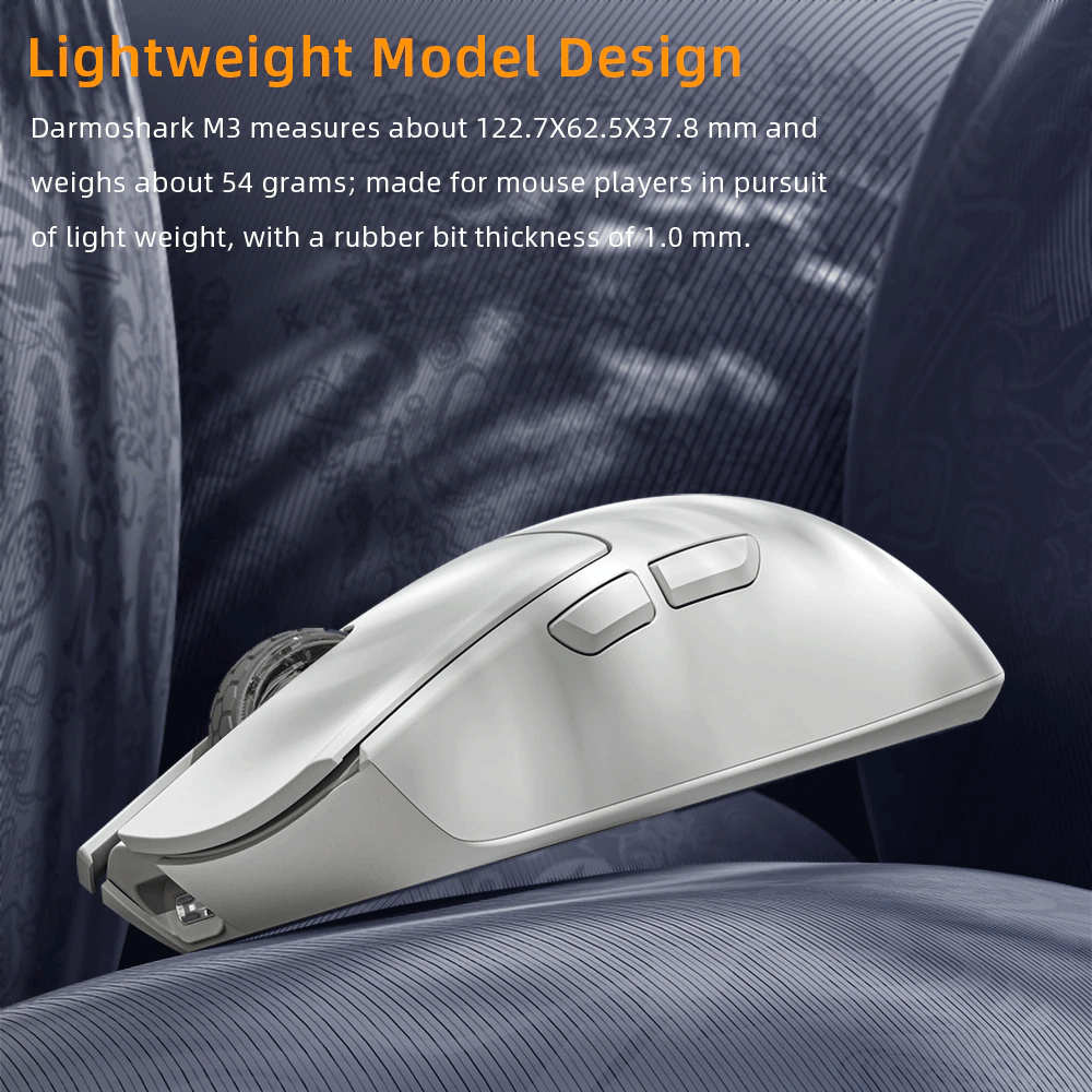 Darmoshark M3s Mini Varun Wireless Gaming Mouse [Purple]