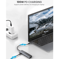 UGREEN USB-C 6-IN-1 Multifunctional Adapter (Space Gray) [CM195/70411]