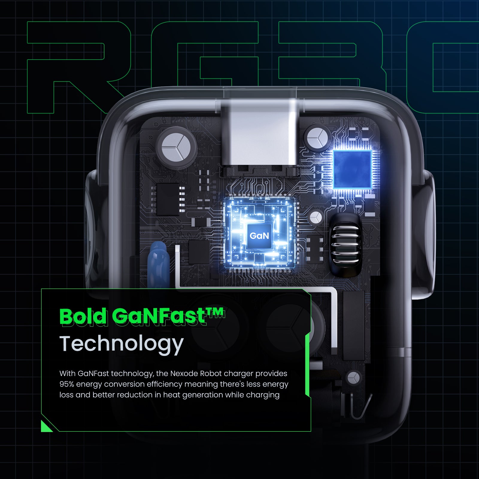 UGREEN Mini Robot Nexode 30W USB-C PD Gan Fast Charger [CD359]