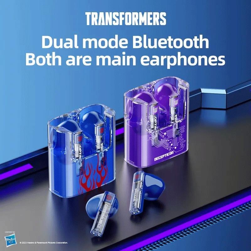 Transformers TF-T08 Wireless Earphone Smart Touch - Dual Mode