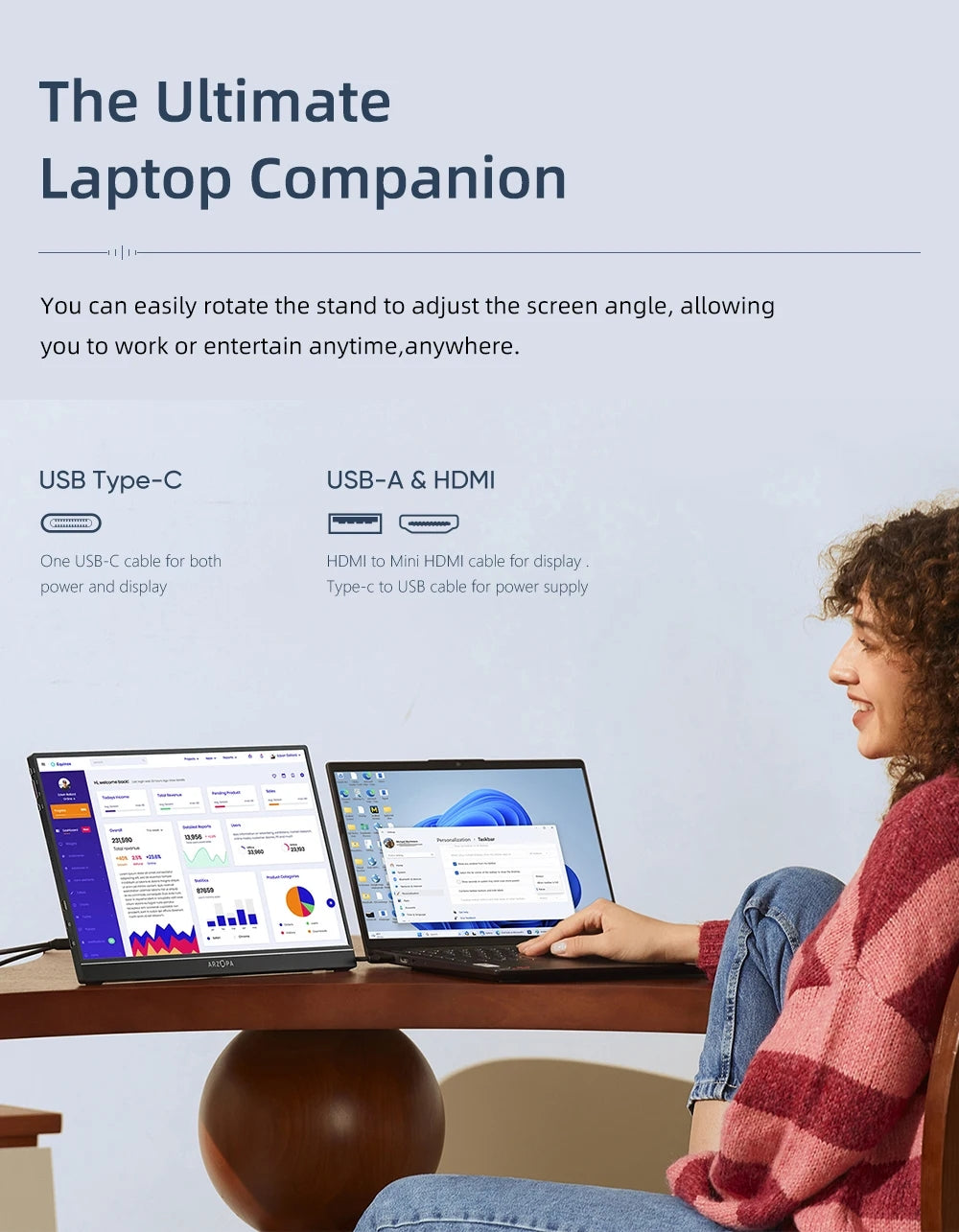[PRE-ORDER] ARZOPA Z1RC Portable Monitor