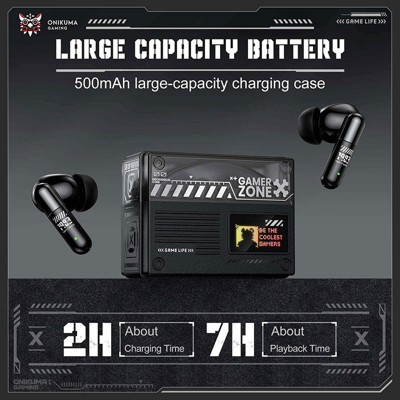 Onikuma TX602 ANC+ENC Gaming Earbuds