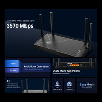 TP-Link BE3600 Dual-Band Wi-Fi 7 Router (Archer BE230)