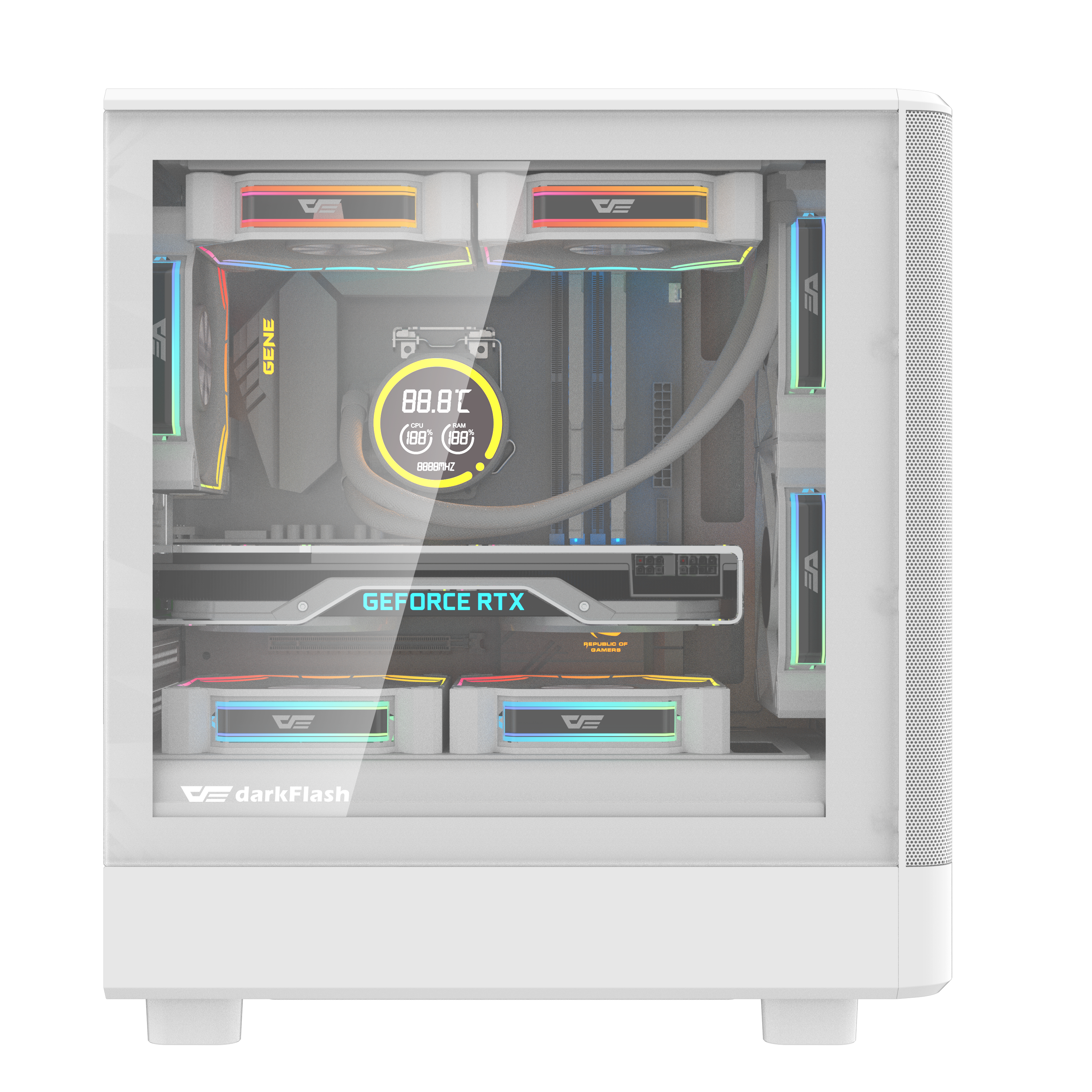 DarkFlash DB330M Mesh M-ATX PC Case