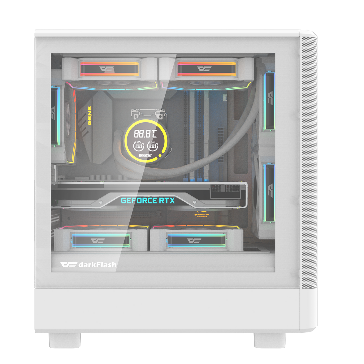 DarkFlash DB330M Mesh M-ATX PC Case