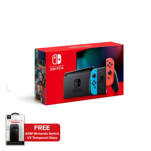 Nintendo Switch Neon Blue and Neon Red