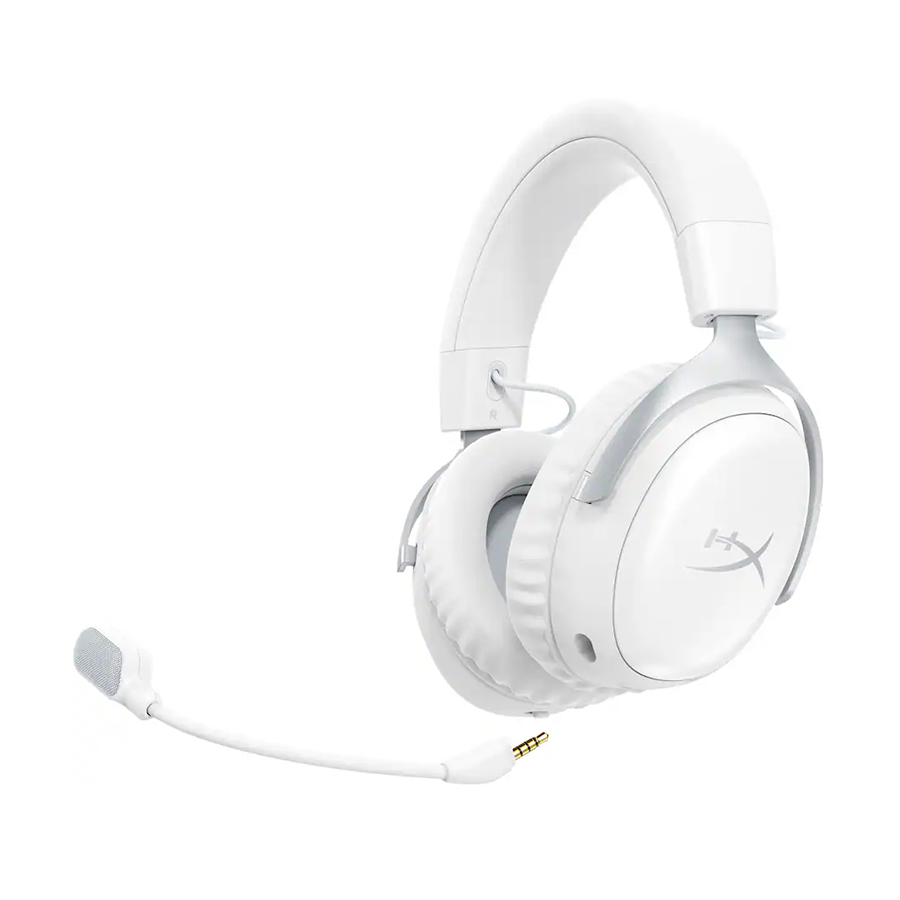 HyperX Cloud III S Wireless Gaming Headset for PC/PS5/PS4/N-Switch/Mobile White (AX6G1AA)