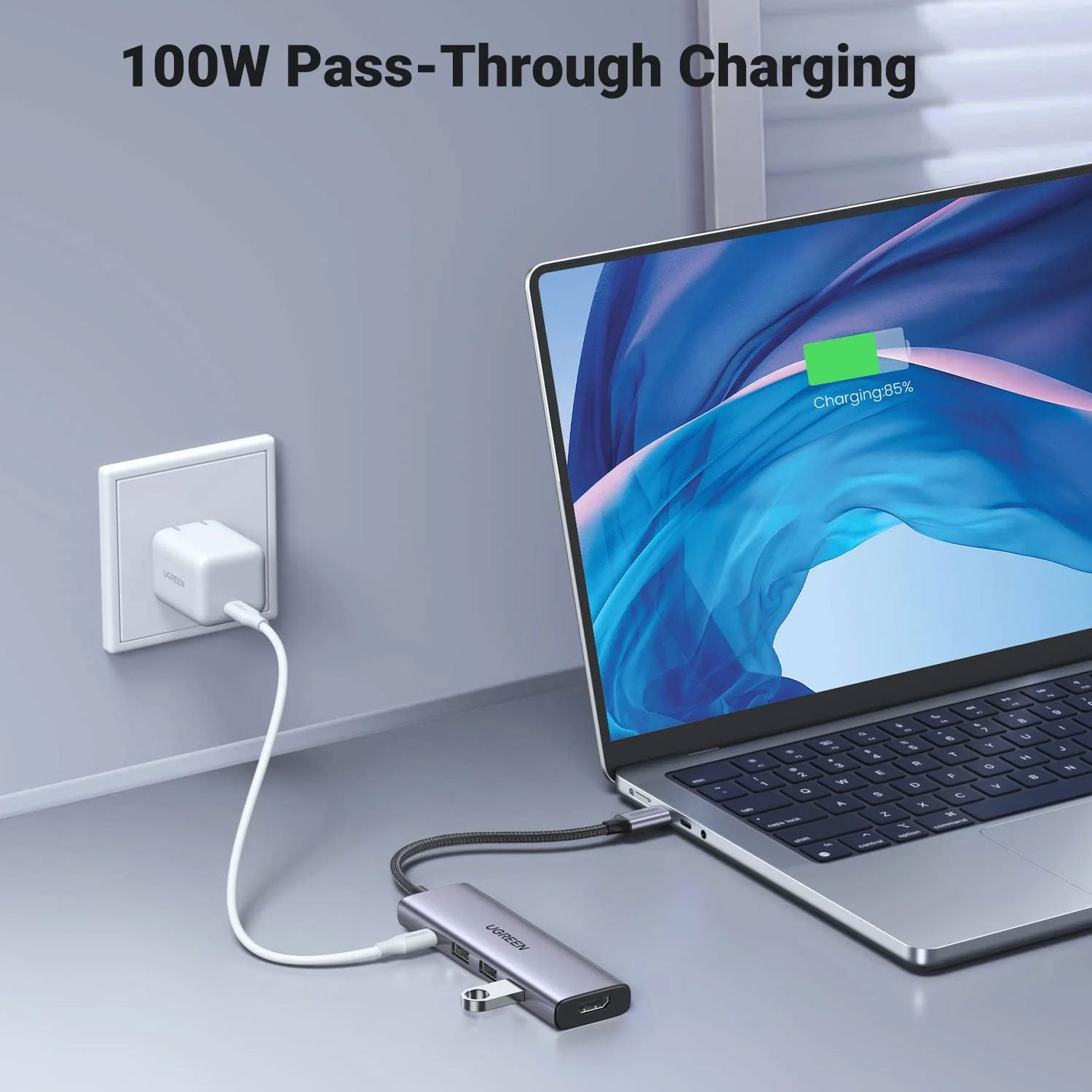 UGREEN USB-C 5-In-1 Multifunction Adapter - 15cm [CM511/15596]