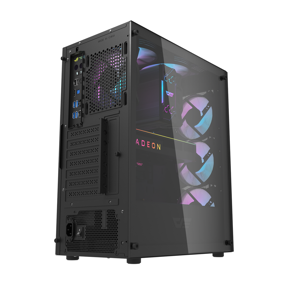 DarkFlash DK352 Mesh Mid-Tower ATX PC Case (Black)