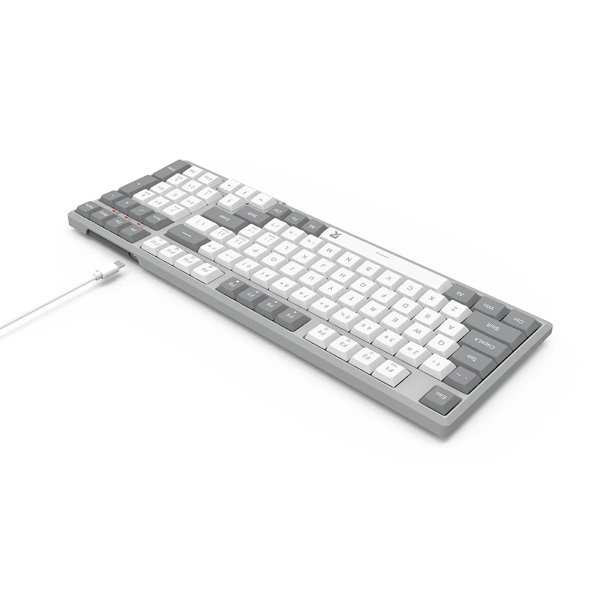 Redragon Scissor Wireless Office Keyboard White-Gray (BK-7114WG)