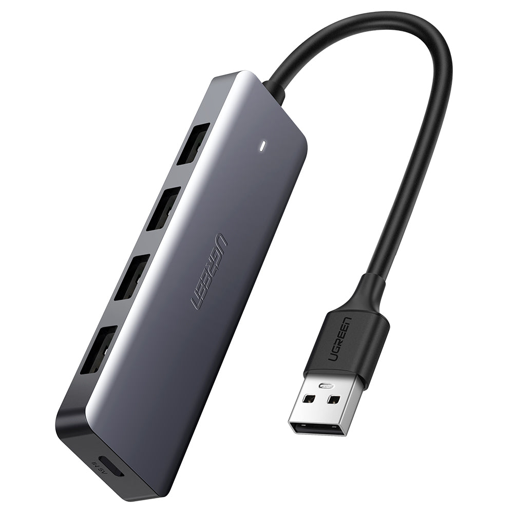 UGREEN 4-Port USB 3.0 Hub + Powered by Micro USB Metal Plated Shell Ultra Slim [CM219/50985]