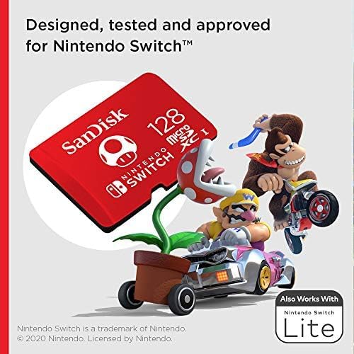 SanDisk MSD Nintendo Switch SDSQXAO 100MBs 128GB