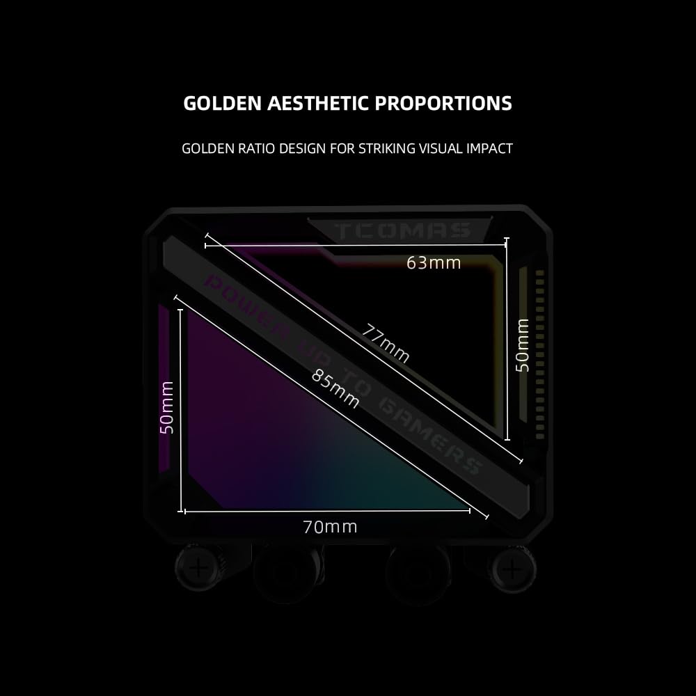 TCOMAS LE200 ARGB 360mm AIO Liquid CPU Cooler