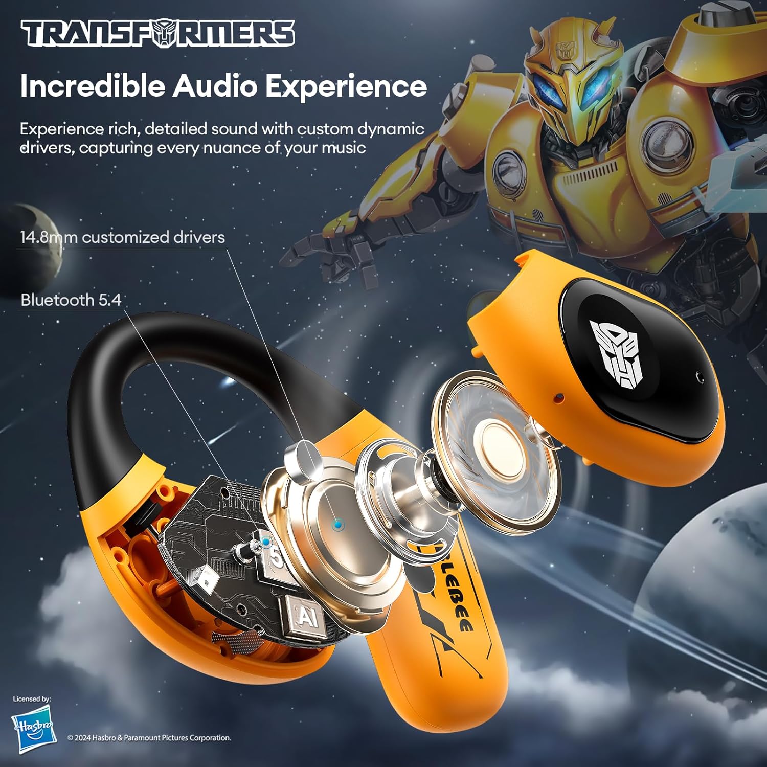 Transformers TF-T18 Bluetooth Earphone HIFI Sound Quality HD