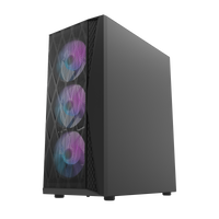 DarkFlash DK352 Mesh Mid-Tower ATX PC Case (Black)