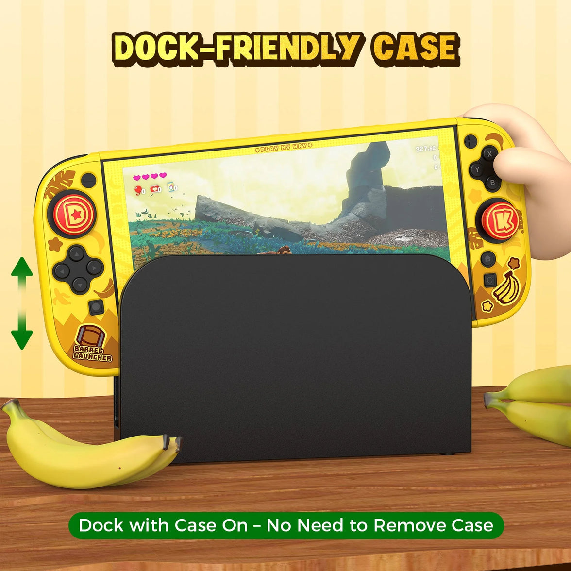 IINE Donkey Kong PC Protective Case Set for Nintendo Switch 2 L1180