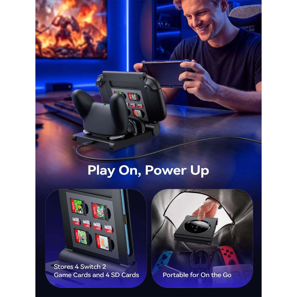 JSAUX Multi-Controller Energy Station for Nintendo Switch 2 GP0507