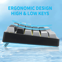 E-Yooso Z-87 87 Keys Single Light Mechanical Gaming Keyboard Black/Grey [Blue Switch]