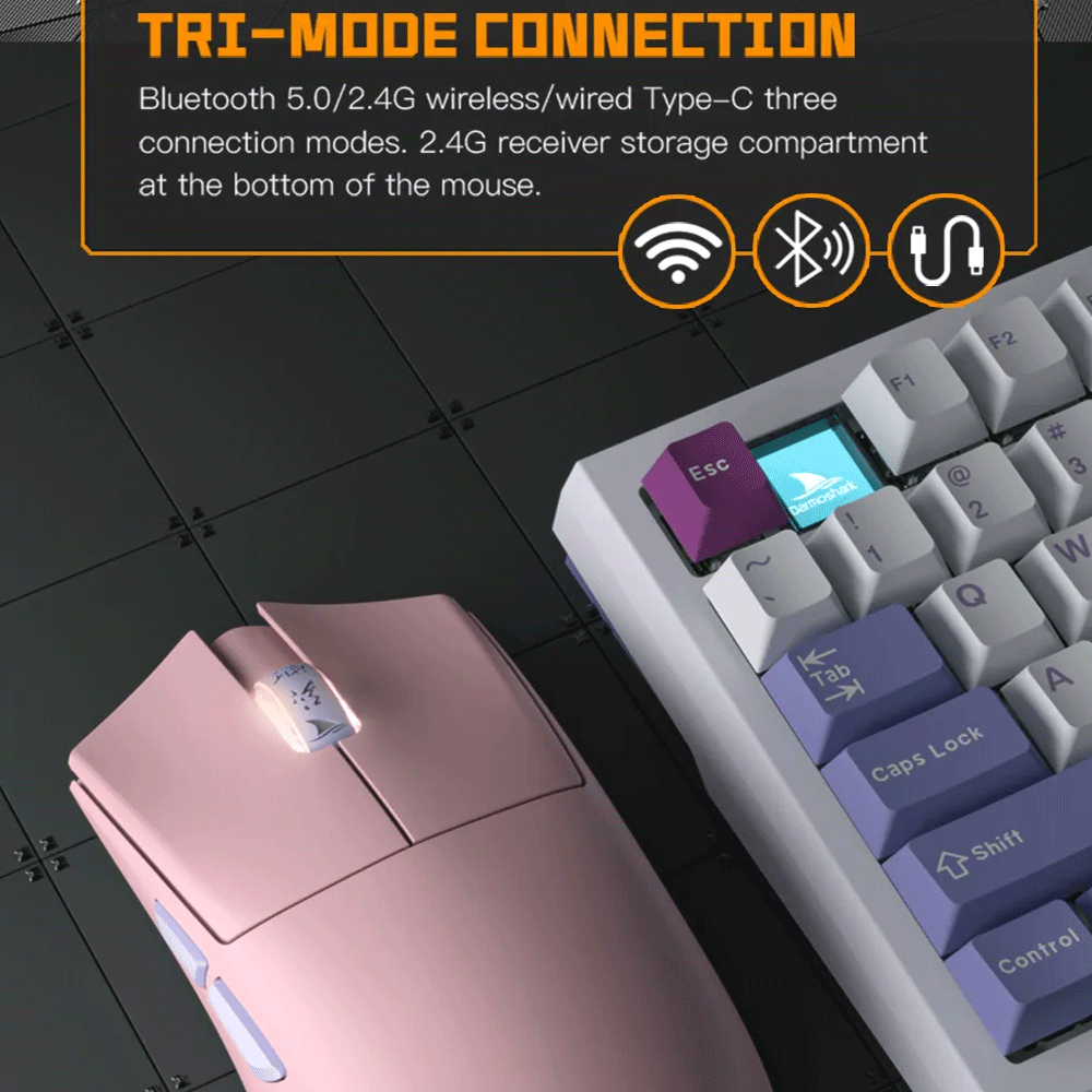 Darmoshark M3s Pro Varun Three-Mode Gaming Mouse