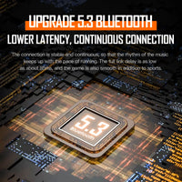 Onikuma T37 Wireless Earphone White Orange