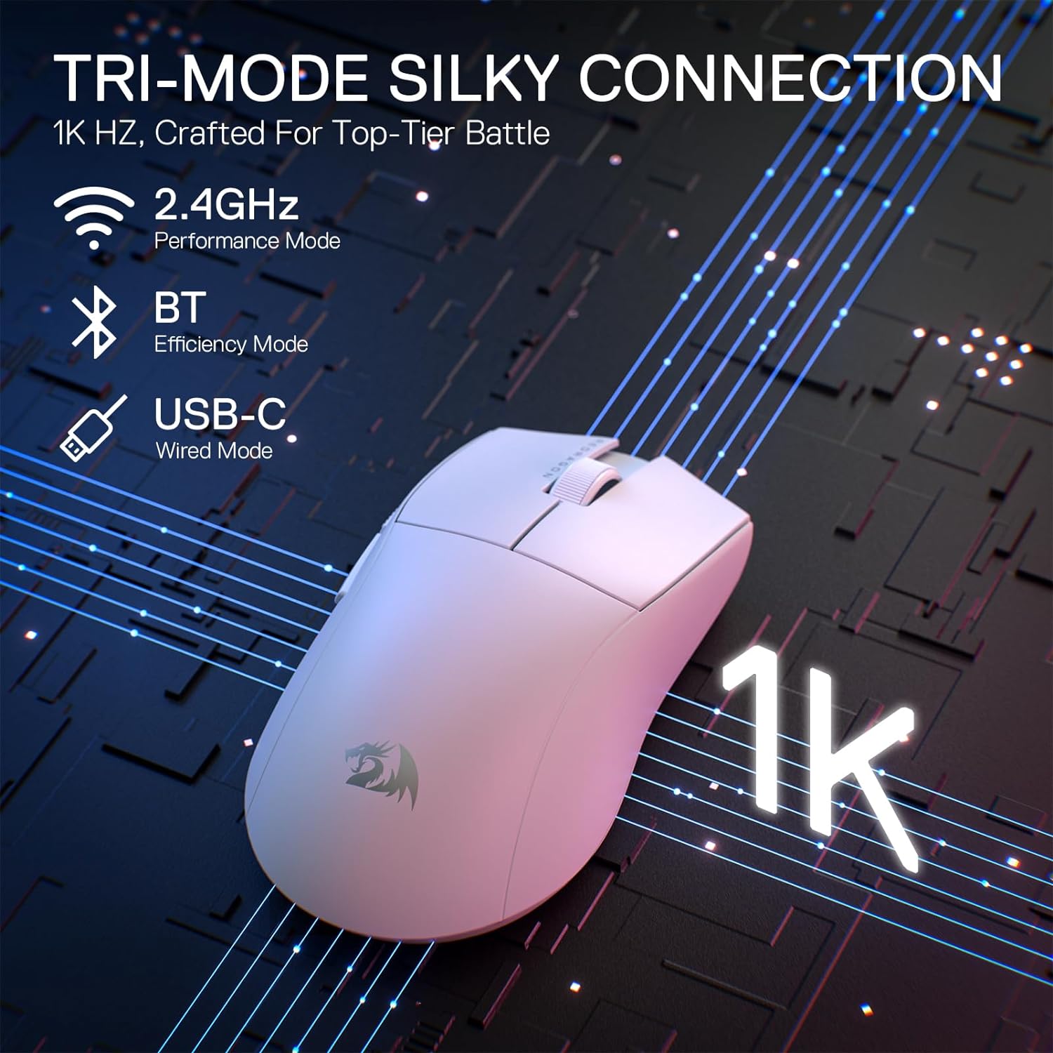 Redragon King Pro 4k Wireless Gaming Mouse
