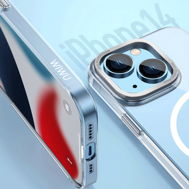 Wiwu iPhone 14 Pro Max Ultra Thin Crystal Magnetic Case Transparent