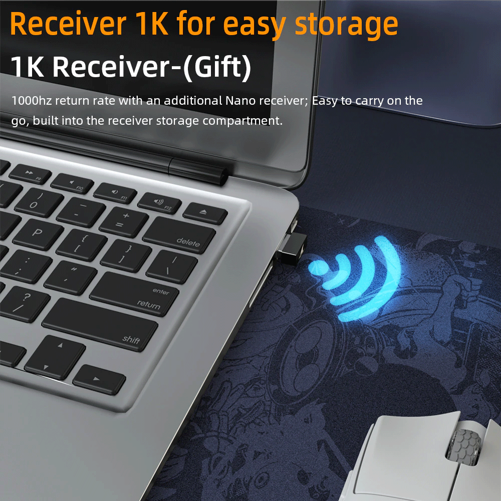 Darmoshark M3s Mini Varun Wireless Gaming Mouse [Pink]