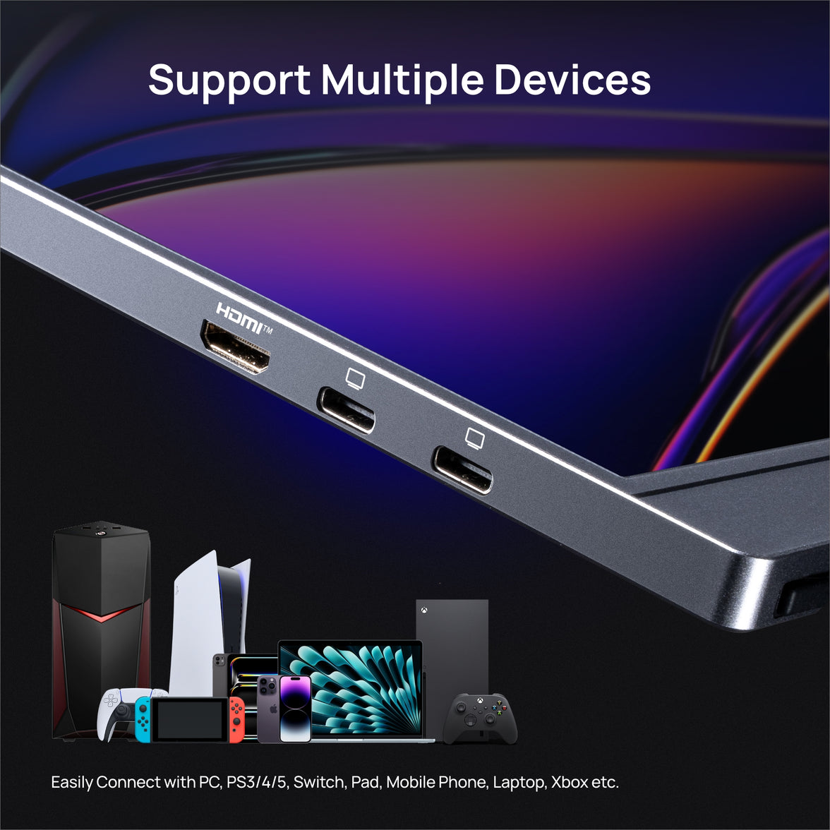 [PRE-ORDER] ARZOPA Z1FC 15.6" FHD Portable Monitor (Grey)