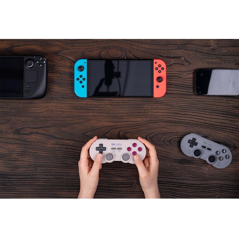 8bitDo SN30 Pro Gamepad Hall Ed. For Windows/Android/Apple/MacOS/Steam