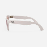 Ray-Ban Meta Skyler Smart Glasses w/ Meta Ai Pink Lense / Shiny Chalk Gray