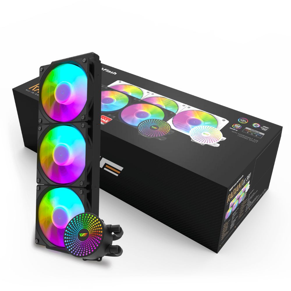 DarkFlash Radiant DC360 Liquid CPU Cooler (Black)