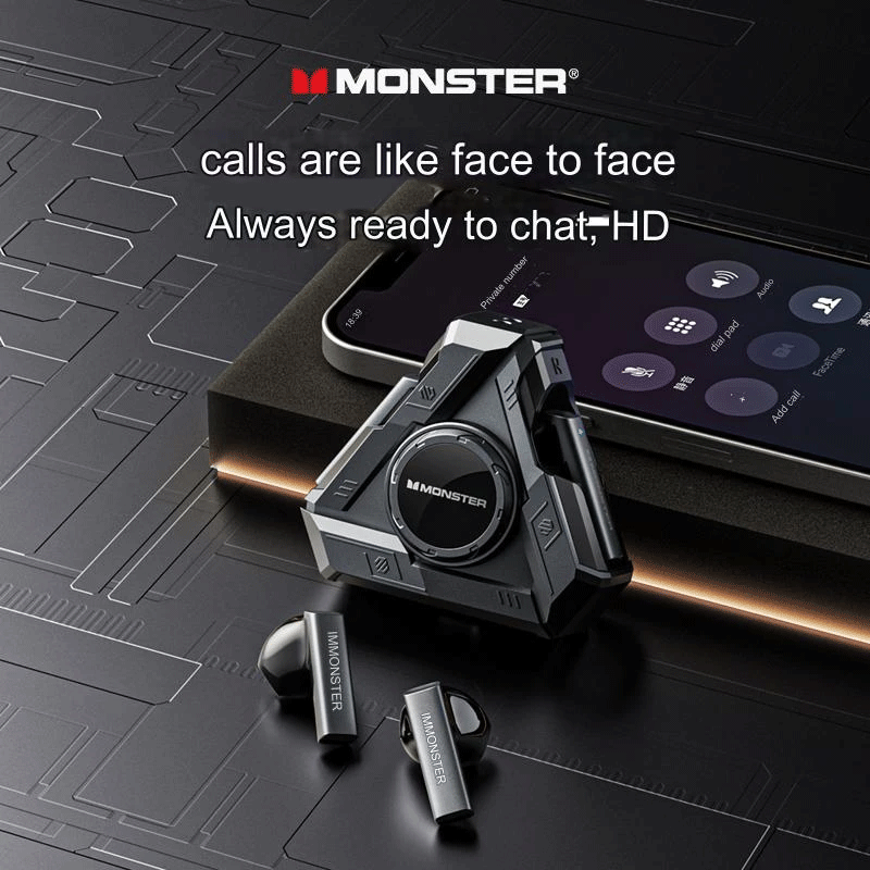 Monster AIRMARS XKT22 True Gaming Earphones Bluetooth Waterproof
