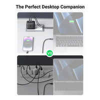 UGREEN 4-Port (USB-A + 3 USB-C) 65W Gan Tech Fast Charger (Black) [CD224/70773]