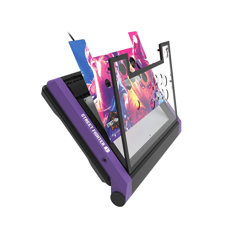 Hori Wired Fighting Stick Alpha (Street Fighter 6 Edition) for PlayStation 5, PlayStation 4, and PC SPF-033A