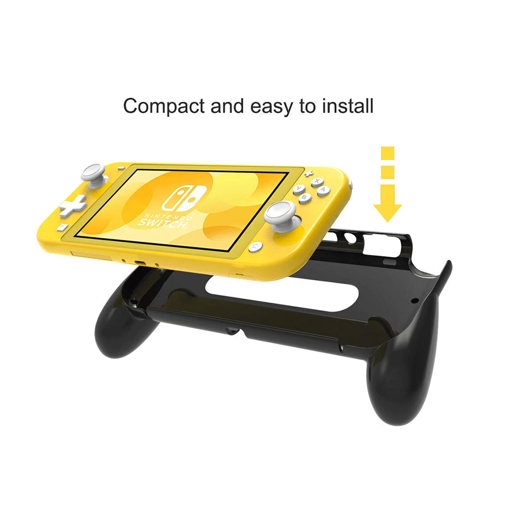 JYS Protective Case Handle grip for Nintendo Switch Lite [Black] [SL04]