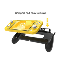 JYS Protective Case Handle grip for Nintendo Switch Lite [Black] [SL04]