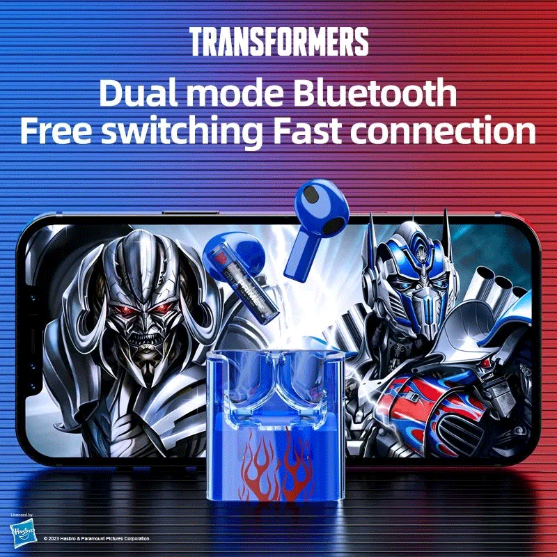 Transformers TF-T08 Wireless Earphone Smart Touch - Dual Mode