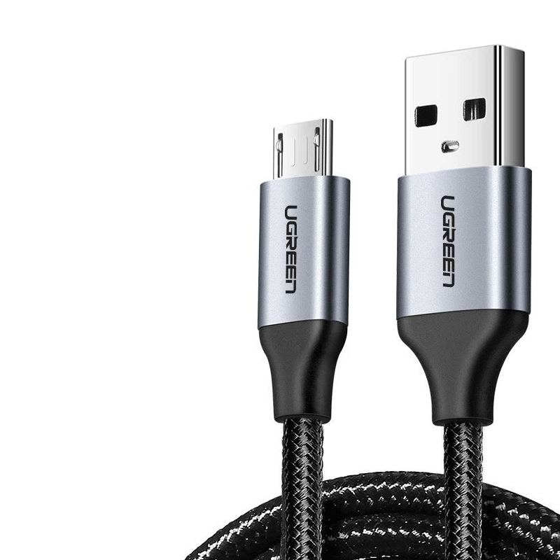 UGREEN Micro USB Male To USB 2.0 A Male Cable - 2m (Black) [US290/60148]